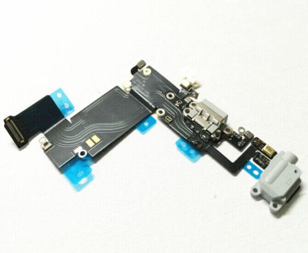 Charging Port and Headphone Jack Flex Cable for iPhone 6S Plus White